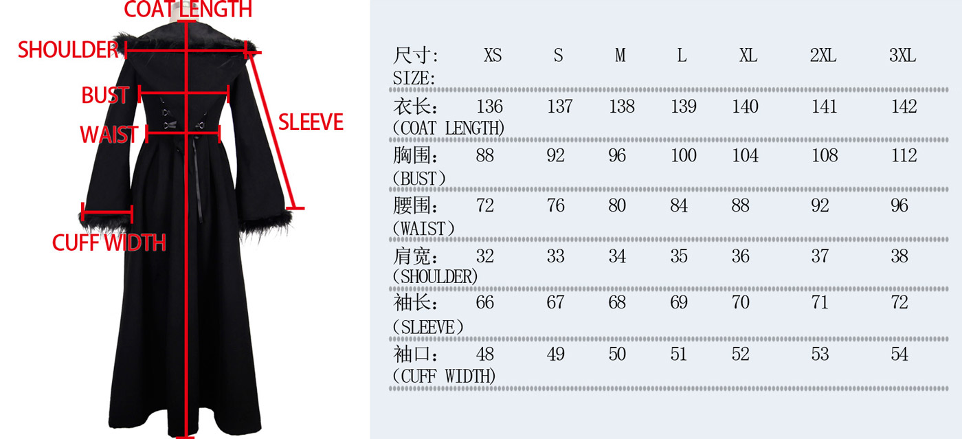 Size Chart - DEVFA0046