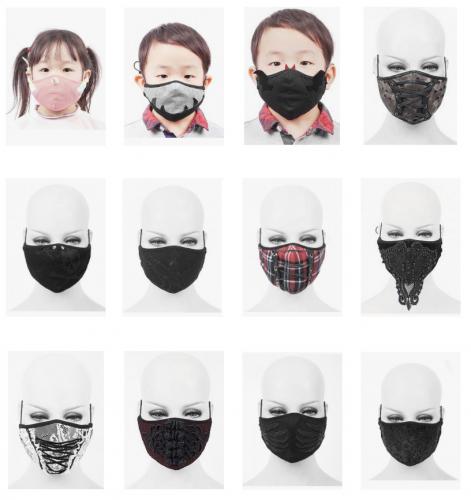 Devil Fashion Lot dstockage de 67 masques Devil Fashion avec filtre